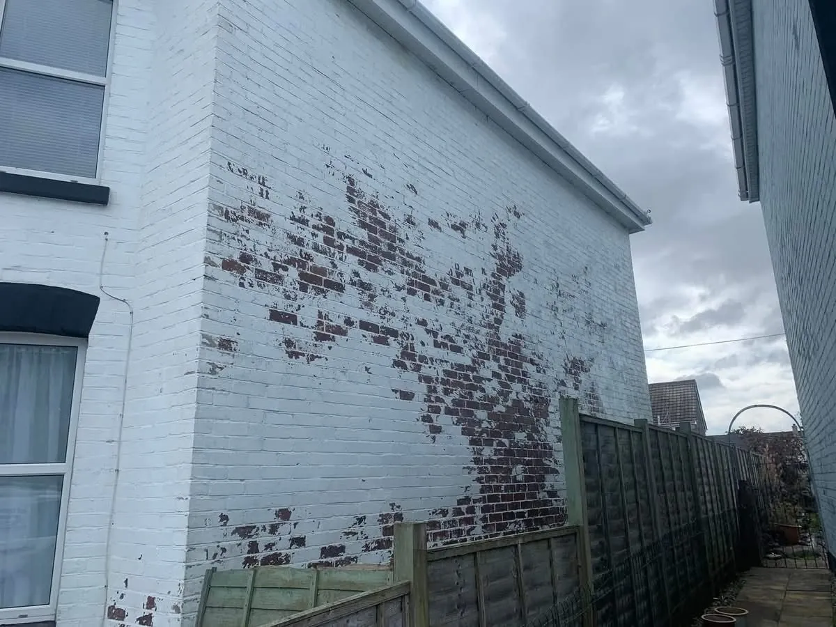 Masonry painting – before